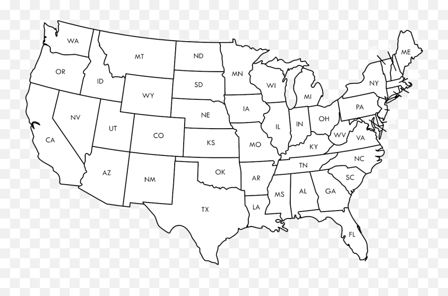 Quiz Diva Name The States - Labeled Printable Blank Map Of The United States Emoji,Find The Emoji Cheats