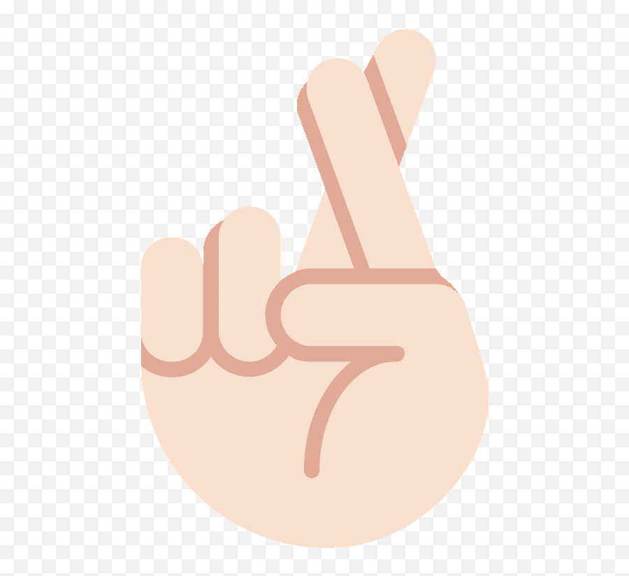 Crossed Fingers Emoji Clipart - Dedos Cruzados,I Love You In Sign Language Emoji