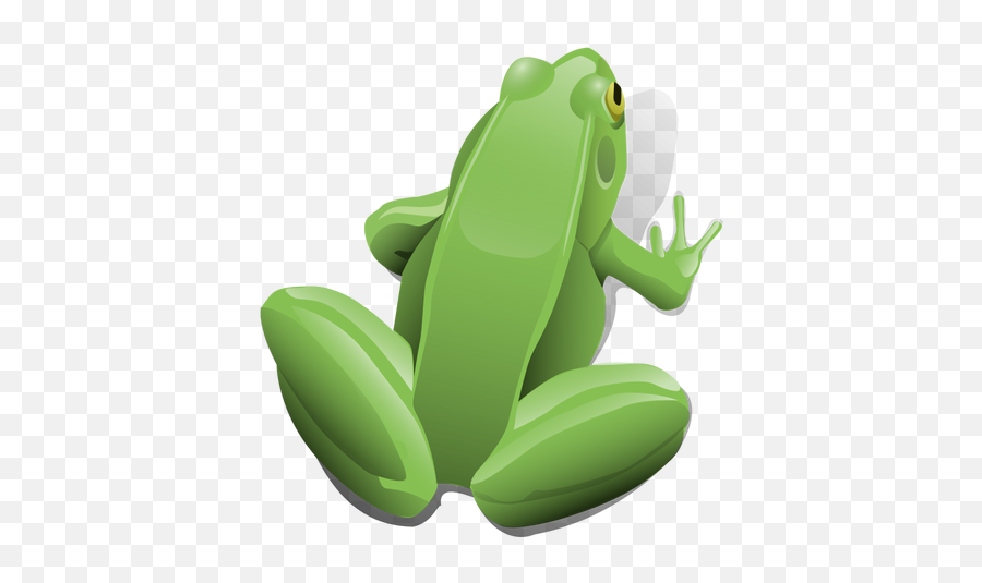 Green Sitting Frog Vector - Frog Clip Art Emoji,Frog Tea Emoji