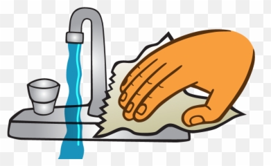 Protect Yourself U0026 Slow The Spread Of Covid - 19 Health Using Paper Towel To Turn Off Faucet Emoji,Faucet Emoji