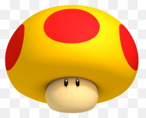 Super Mario Mushroom Transparent Png - Super Mario Big Mushroom Emoji,Mega Emoji
