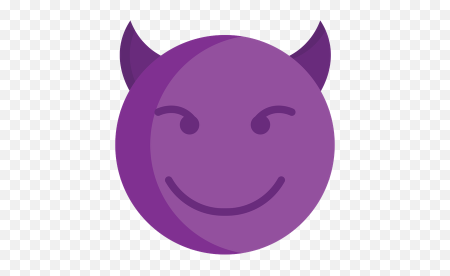 Smiling Face With Horns Emoji Icon Of - Smiley,Emoji With Monocle