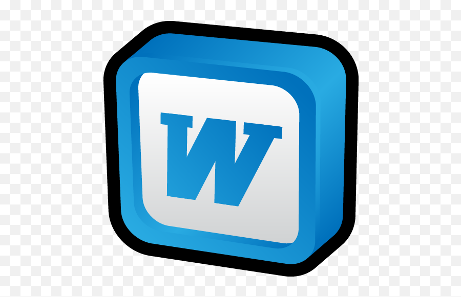 Microsoft Word Icon - Microsoft Word Icon Emoji,Microsoft Word Emoji