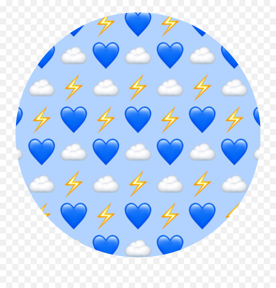 Cloud Hearts Heart Emoji Yellow Wh - Billie Eilish Logo,Clouds Emoji