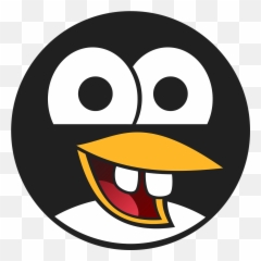 Avatar Beak Beginner Black Cute - Penguin Head Cartoon Png Emoji