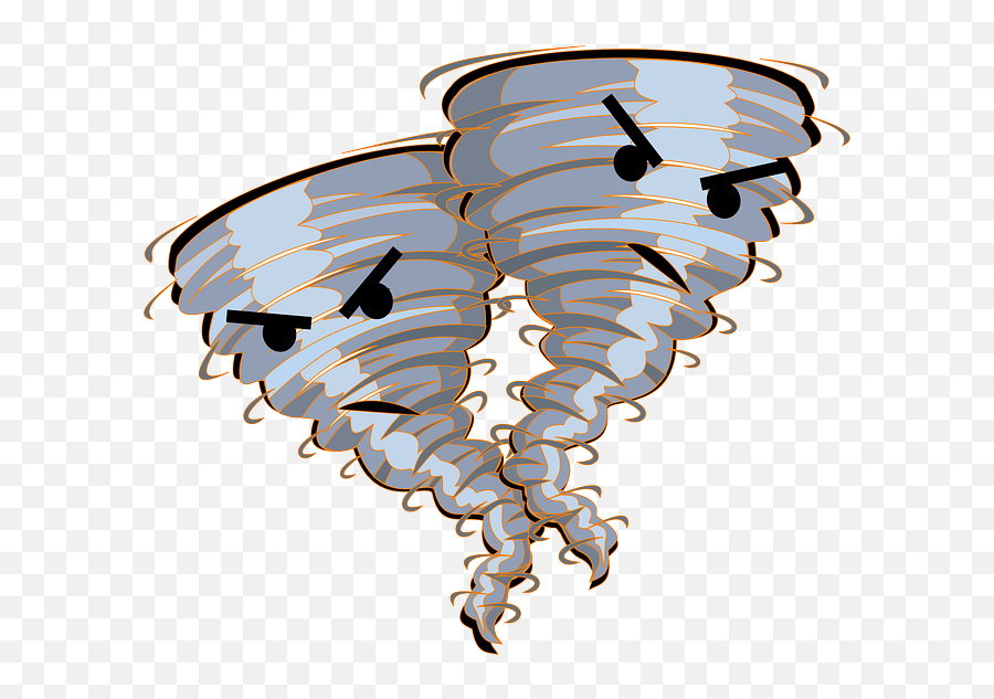 Tornado Twister Angry - Tornado Clip Art Png Emoji,Tornado Emoji
