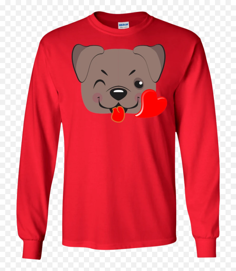 Emoji Adults Pitbull Heart Sweatshirts,Adults Emoji