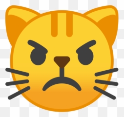 Myke Top Ten Pouting Emoji Icon - Sad Cat