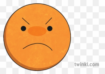 Angry Emoji Emoticon Smiley Face Ks2 Illustration - Smiley,Unsure Emoji