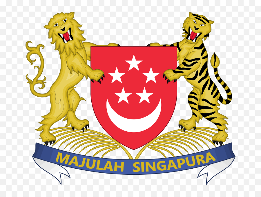 Coat Of Arms Of Singapore - Singapore Government Emoji,Lgbt Flag Emoji
