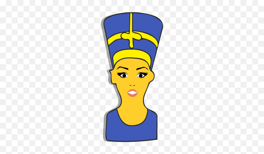 Nefertiti Emoji Clipart Sticker Shocked - Nefertiti Emoji,Pyramid Emoji