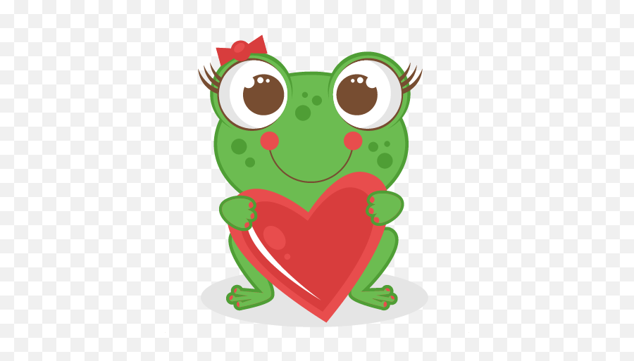 8562 Frog Free Clipart - Valentine Frog Clipart Emoji,Heart Emoji Kermit