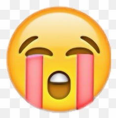 Love Emoji Emojis Pink Cry Crying Cryingemoji - Sad Sticker