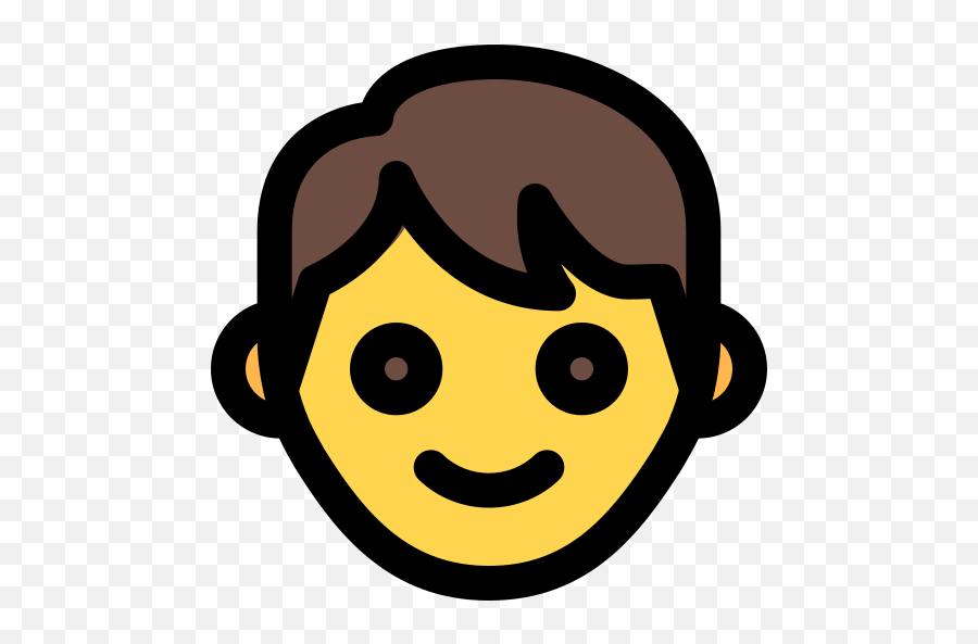 Boy - Clip Art Emoji,Boy Emoticon