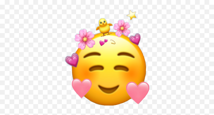 Freetoedit Heart Happy Smile Love Emoji Iphoneemoj - Transparent Heart Face Emoji,Happy Emoji