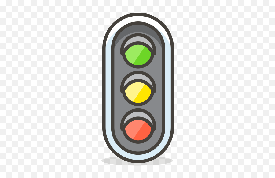Traffic Emoji Icon Of Colored Outline - Semaforo Icon,Traffic Cone Emoji