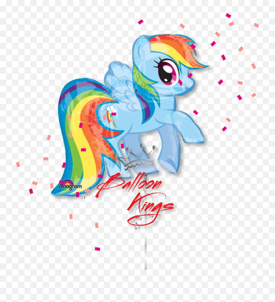 My Little Pony - My Little Pony Rainbowdash Balon Emoji,Pony Emoji