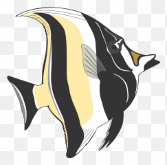 Clipart Tropical Angelfish - Fish Pictures Cartoon Emoji