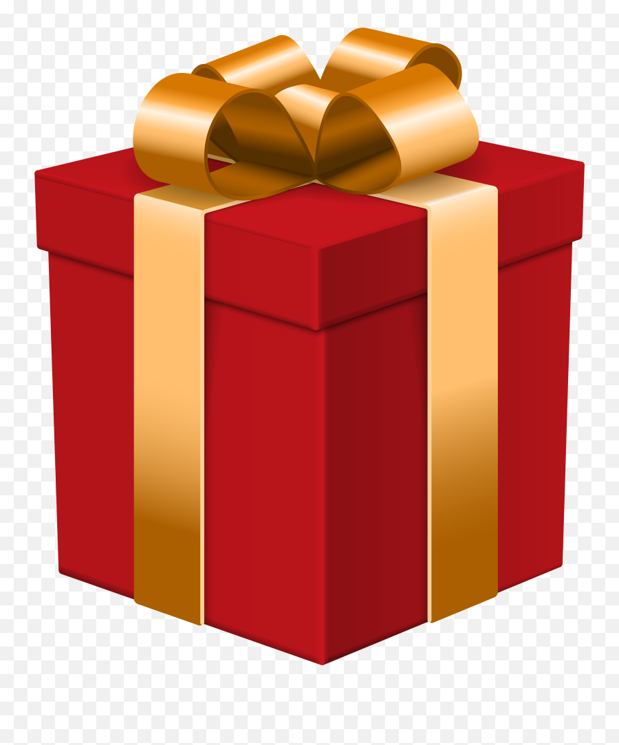 Gift Box Clipart Red Emoji,Gift Box Emoji