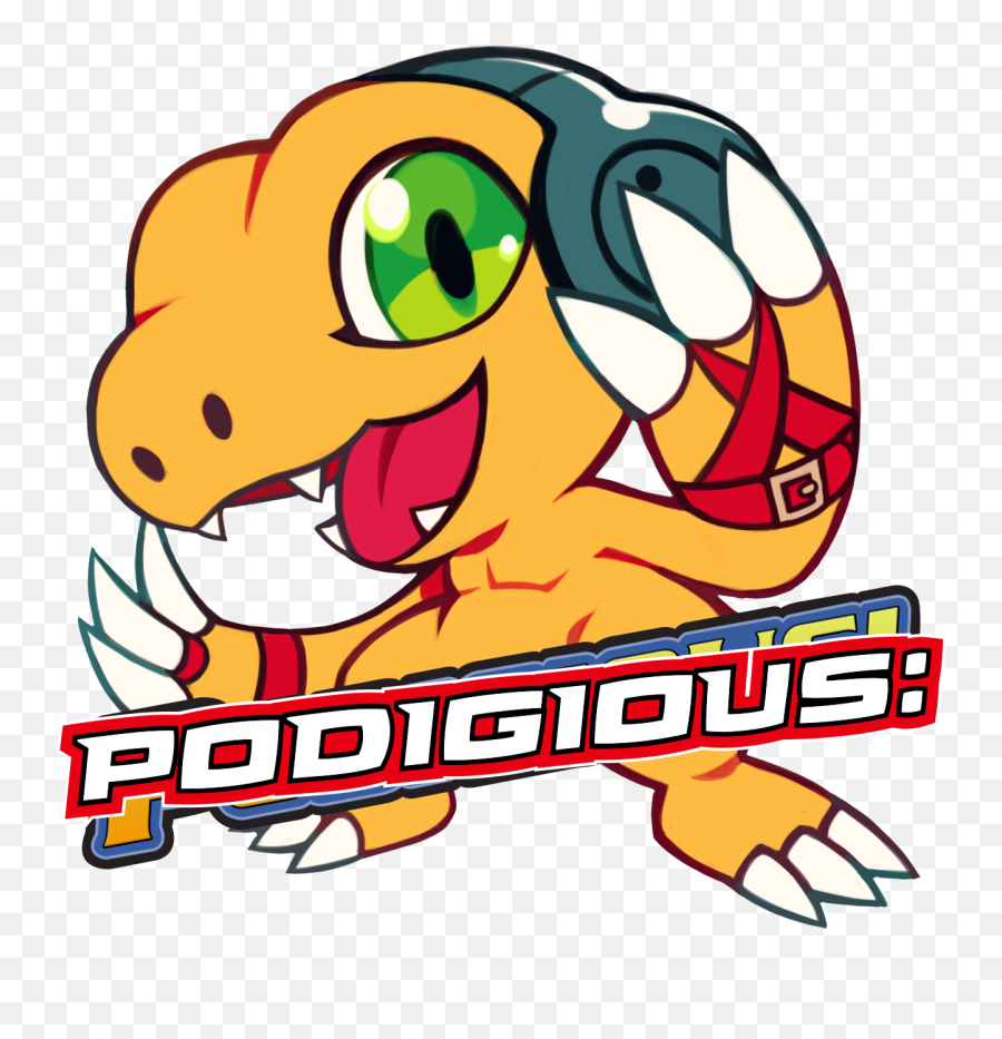 Podigious 3 Angel And Demon - Digimon Podigious Emoji,The Grinch Emoji