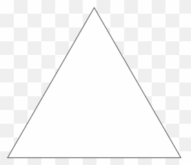 Hexagon clipart two pair congruent side - Triangle Transparent Background Emoji