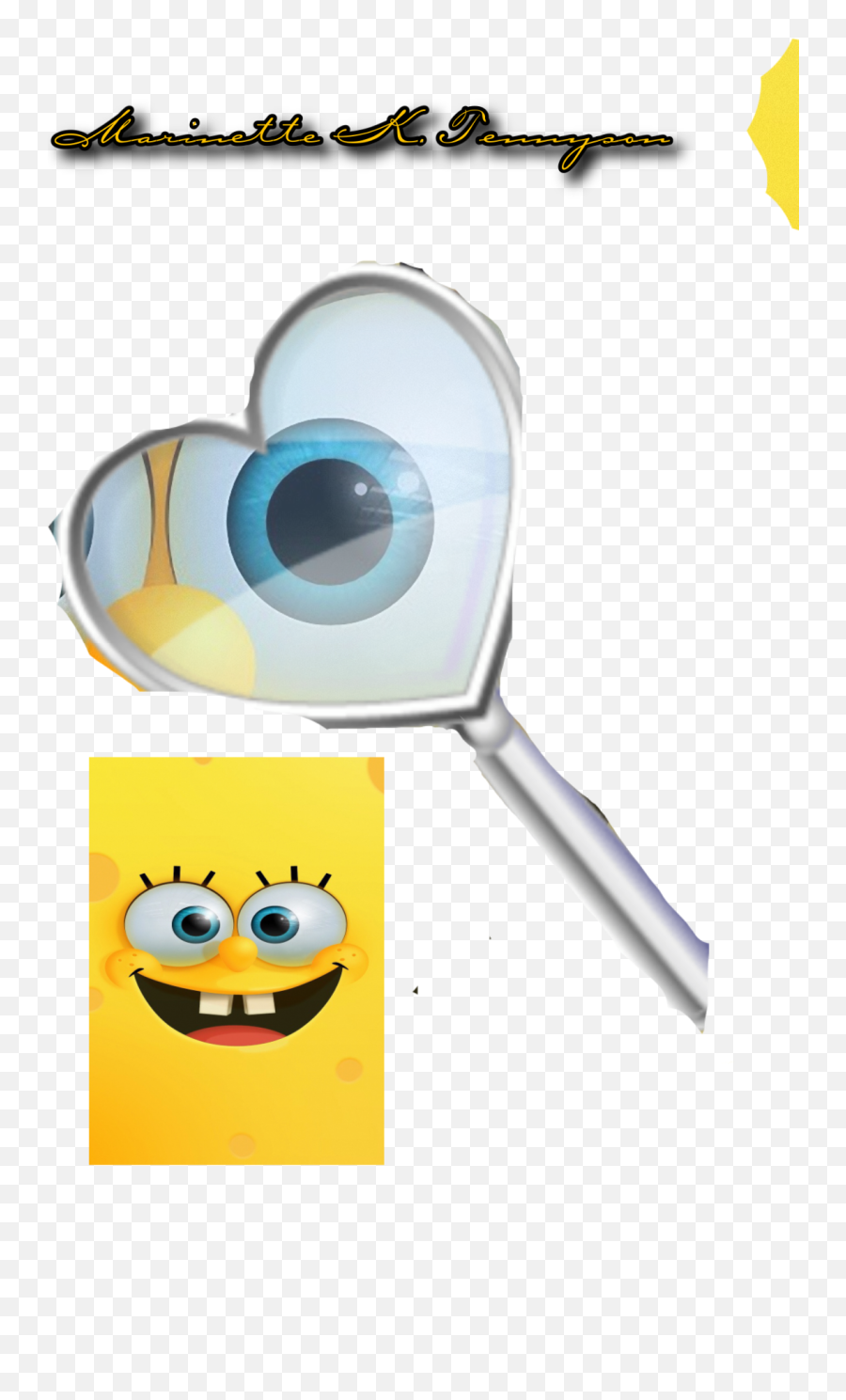 Spongebob Original Eyes Yellow - Sticker By Star Clip Art Emoji,Spongebob Emoticon