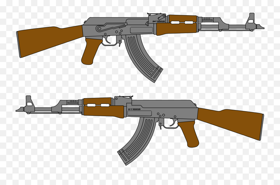 Gun Clipart Old Fashioned Gun Old Fashioned Transparent - Ak 47 Silhouette Emoji,Old Gun Emoji