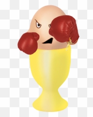 Funny and Cute Easter Clip Art - Happy Boxing Emoji