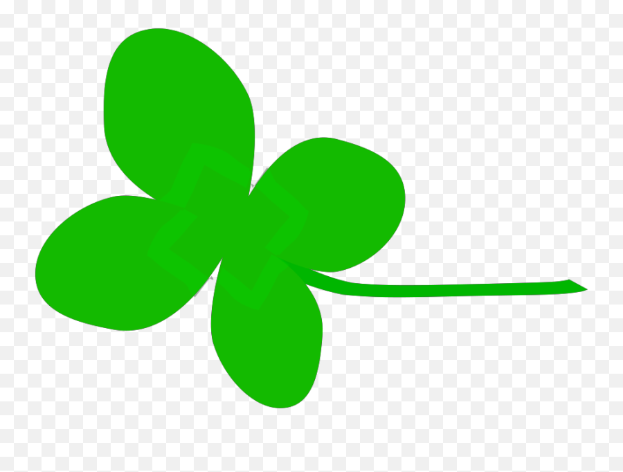 Four Leaf Clover Green - Shamrock Transparent Background Gif Emoji,Four Leaf Clover Emoji