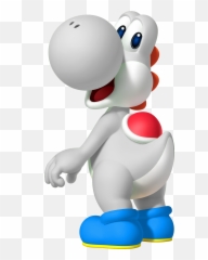 Yoshi Mario Supermario White Sticker - White Yoshi From Mario Emoji,Yoshi Emoji