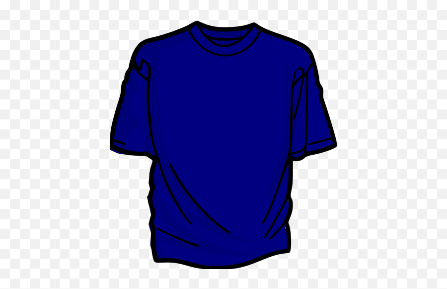 Outlined Blue Shirt - Navy Blue Shirt Cartoon Emoji,Water Drop Emoji