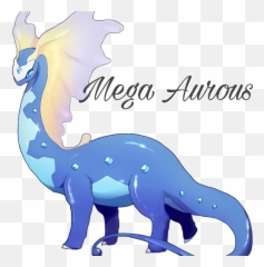 Mega Aurousaurous - Aurorus Pokemon Fan Art Emoji,Mega Emoji