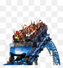 Rollercoaster Clipart Theme Park - Ride Png Emoji