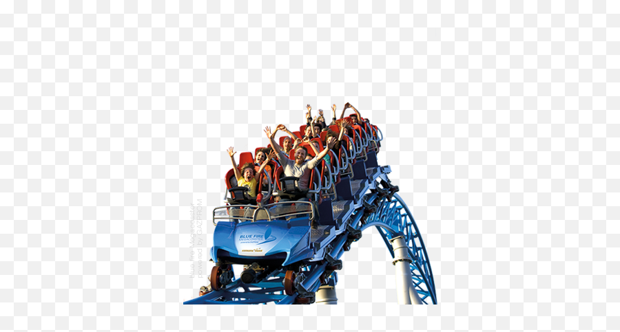 Rollercoaster Clipart Theme Park - Theme Park Ride Png Emoji,Rollercoaster Emoji