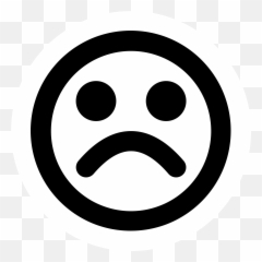 Sad Face Icon Transparent Png Clipart - Sad Face Copyright Free Emoji,Unhappy Face Emoji