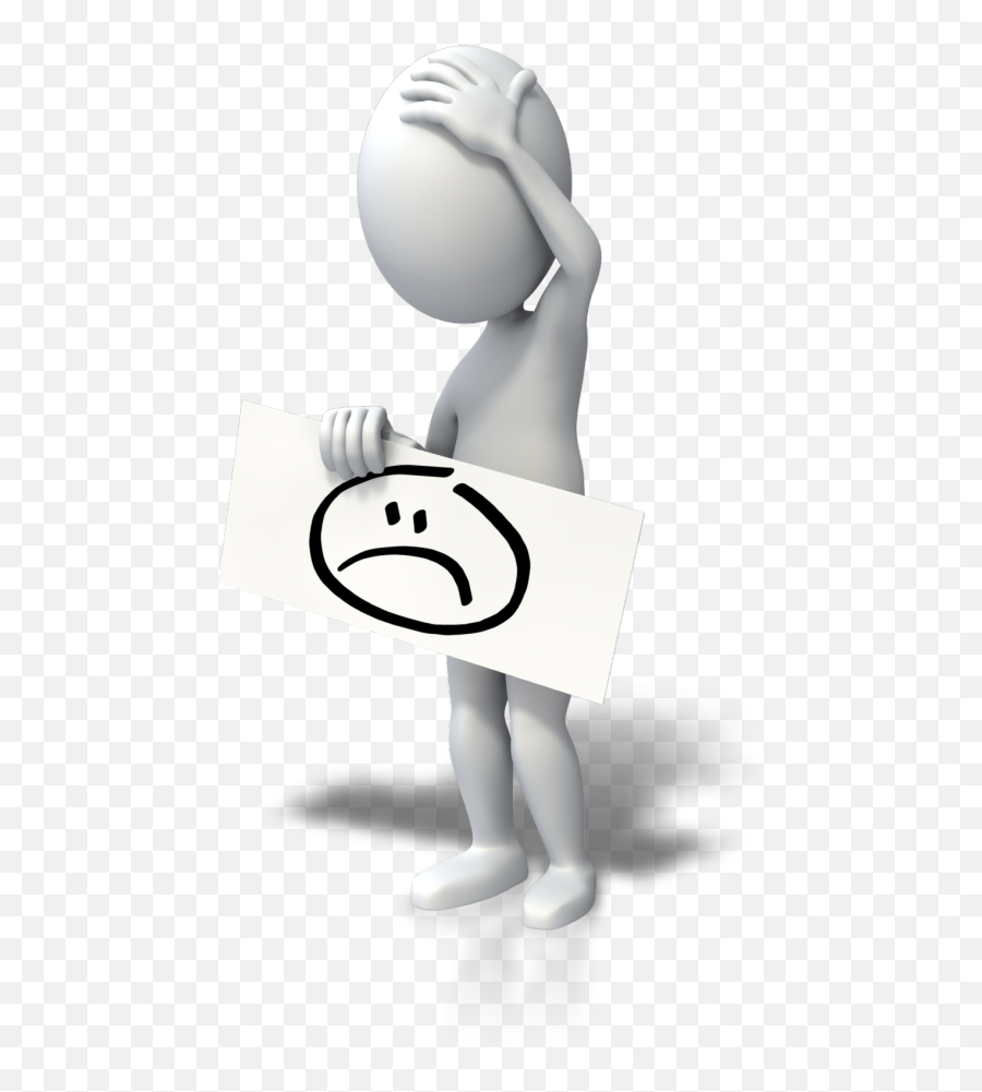 Aw Man - Sad Stick Figure Transparent Background Emoji,Emoji Stick Figure