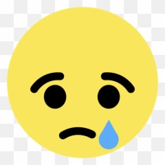 Facebook Sad Emoji Png Clipart - De