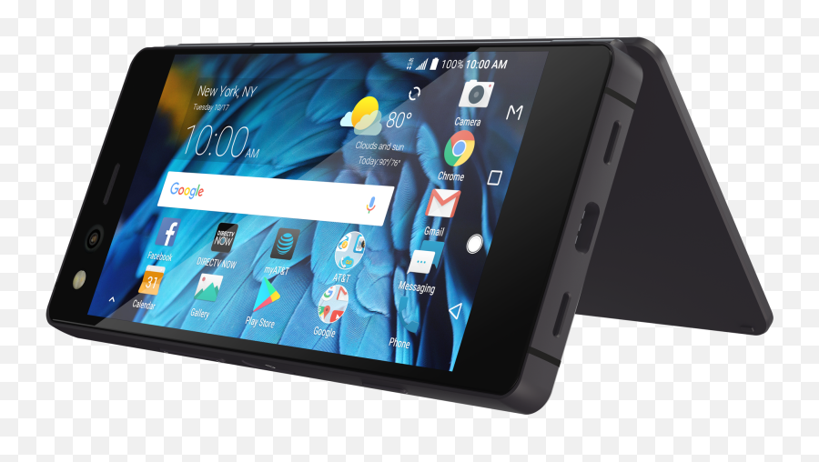 This Flip Phone With Two Screens Is A - Zte Axon M 5 Emoji,Flip Phone Emoji