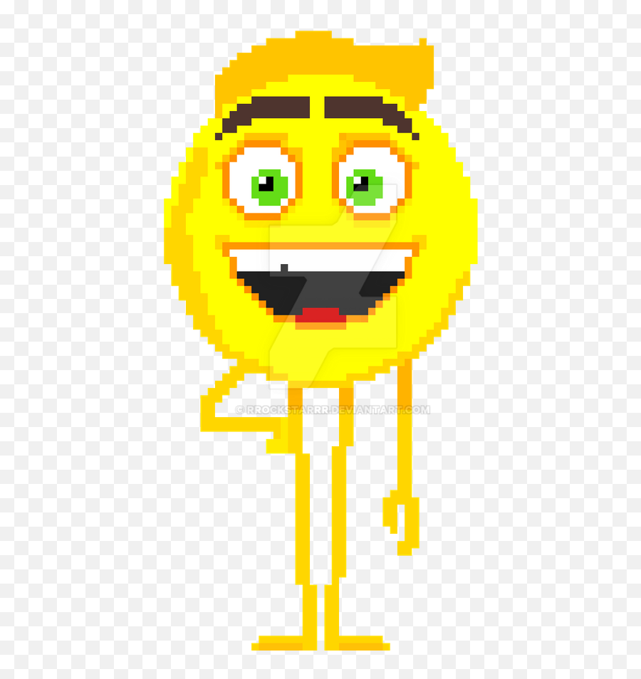 Gene From Pixel Art - Emoji En Película En Pixel Art,Gene Emoji