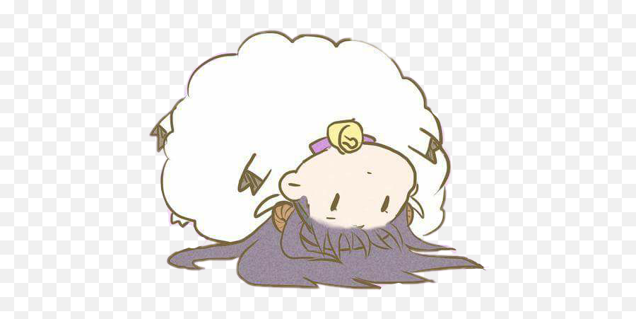 Bruh Lazy Sleep Akemihomura Sheep - Cartoon Emoji,Cute Emotions