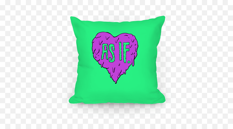 Conversation Hearts Pillows - Cushion Emoji,Purple Heart Emoji Pillow