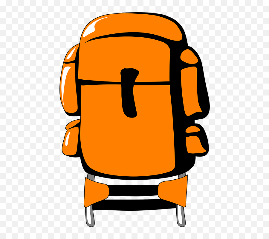 Backpack Hiking Bag - Backpacking Clip Art Hd Emoji,Road Trip Emoji
