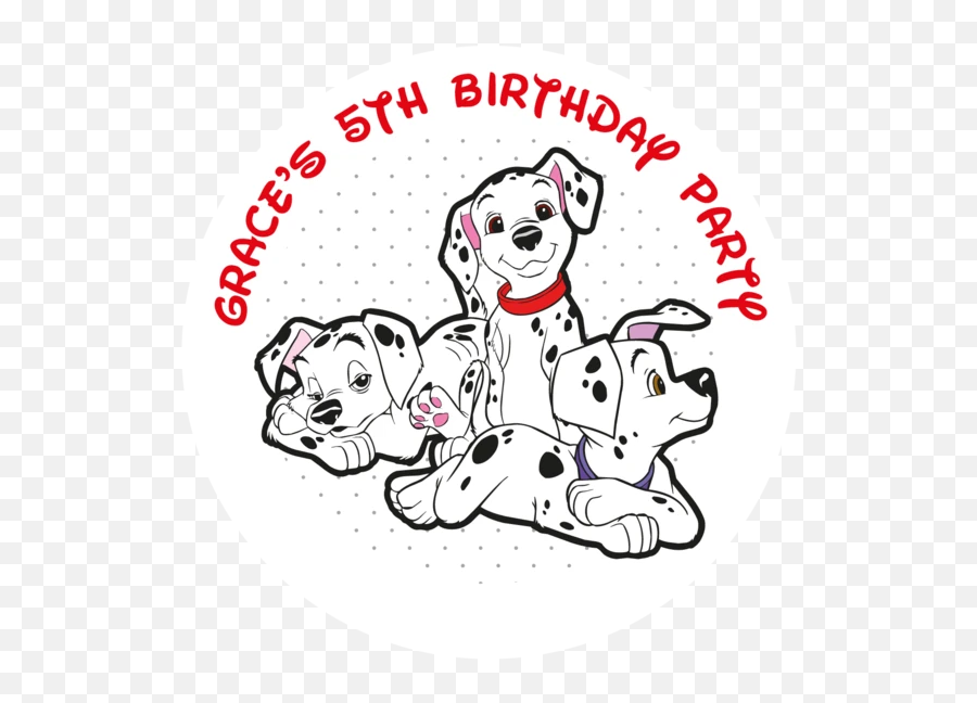 Emoji Party Box Stickers - Partner In Crime Mickey,Dalmatian Emoji