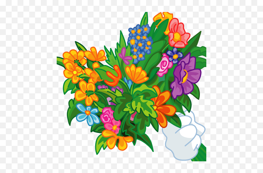 Make Bouquet With Beautiful Flowers - Pumpon Ng Bulaklak Clipart Emoji,Bouquet Emoji