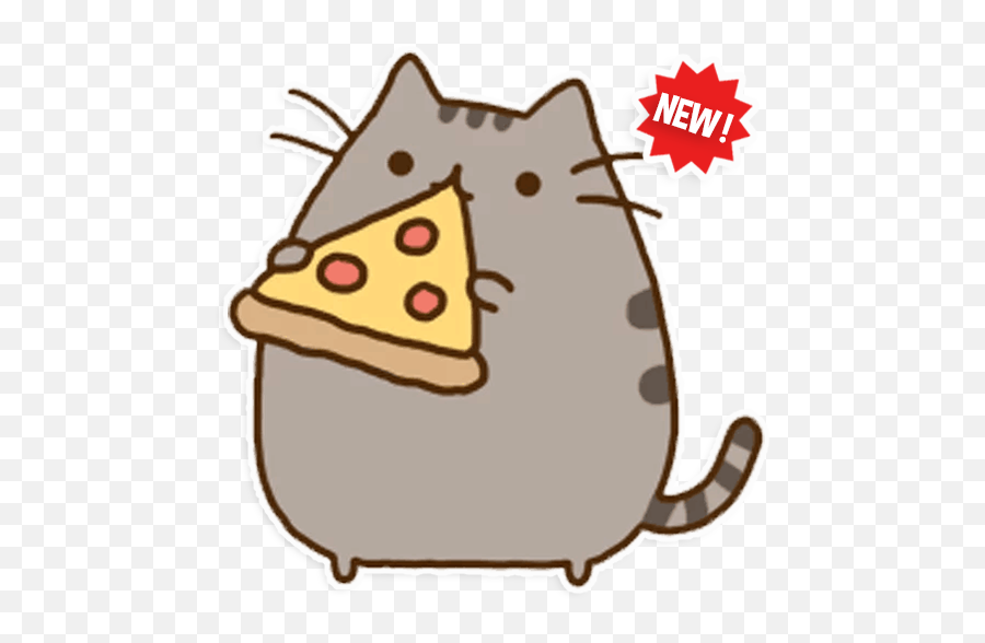 Funny Cats Kittens Stickers - Pusheen Cat Png Emoji,Cat Emoji Cake