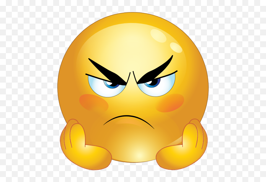 Angry Emoji Clipart - Angry Smiley,Angry Emoji