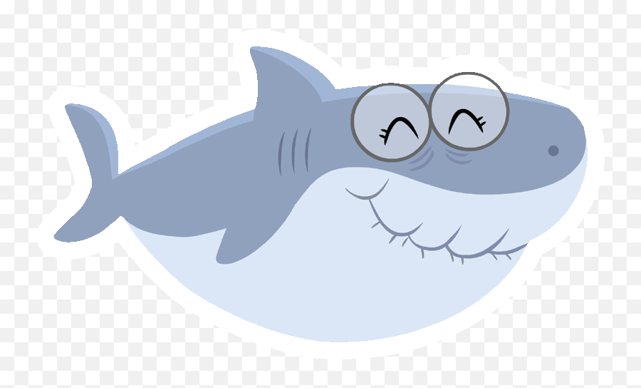 Grandma Shark Clipart Free - Grandma Shark Super Simple Emoji,Grandma Emoji