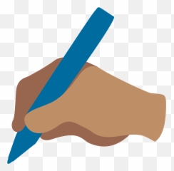 Emoji U270d 1f3fd - Emoji Escritor,Oscar Emoji