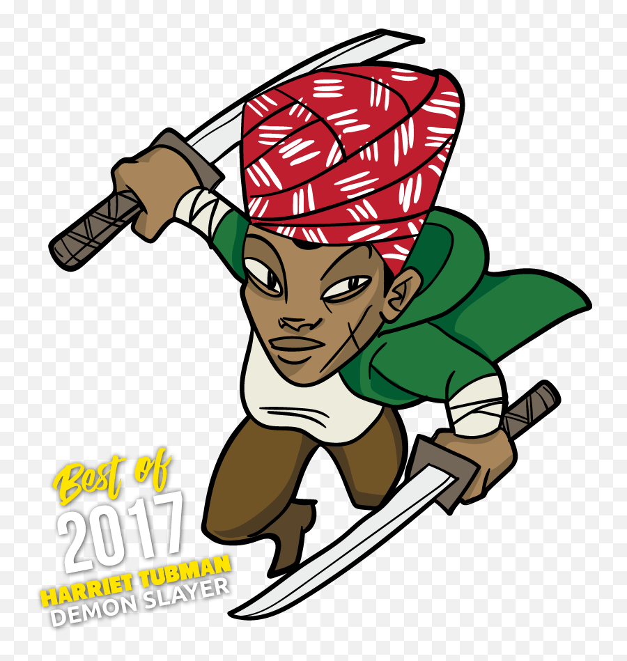 Demon Slayer Clipart Png - Harriet Tubman Drawing Cartoon Emoji,Maplestory Emoji