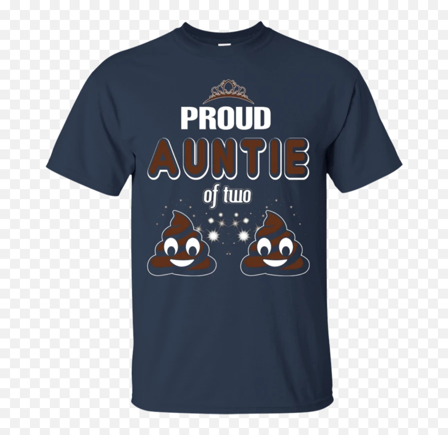 Womens Proud Aunt Of Two Poop Emoji Funny Gift For Auntie T - Mountain Dew Cat Shirt,Emoji Popo